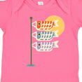 thumbnail image 4 of Inktastic Japanese Carp Fish Flags Boys or Girls Baby Bodysuit, 4 of 5