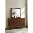 thumbnail image 2 of Robyn 6-drawer Dresser with Mirror Dark Walnut, 2 of 12