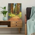 thumbnail image 5 of Redwood Forest Path Canvas Wall Art，Perfect for Living Room， Bedroom， Office， Hallway， and Bathroom Decor, 5 of 8