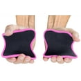 thumbnail image 5 of ADVANCE GRIP - Multi Purpose Fitness Lifting Double Sided NEOPRENE Grips Gloves 1 Pair Weight Lifting Training Glove Workout Gym Palm Exercise Gloves Men & Women Grip Pad - PINK, 5 of 6