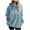 Blue, variant on Women's Fuzzy Fleece MAMA Printed Hoodies Drawstring Hooded Long Sleeve Casual Sweatshirts Fashion Oversized Tops (L, Army Green)