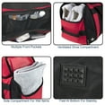 thumbnail image 4 of Summit Ridge 24"L Duffel Bag 42 Liter Capacity for Gym Clothes, Sports Equipment, Towels, Sneakers, Travel, Commute in Red, 4 of 7