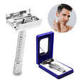thumbnail image 1 of Rastrillo Clasico Barbero Desarmable Acero Inoxidable Full Xtellar Plateado, 1 of 3