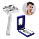 thumbnail image 1 of Rastrillo Clasico Barbero Desarmable Acero Inoxidable Full Xtellar Plateado, 1 of 3