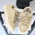 thumbnail image 6 of Men's Lace-Up Suede Lightning Pattern Low Top Skate Shoes, 6 of 7