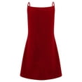 thumbnail image 4 of Sexy Dance Women Summer Nightgown Solid Color Sleeveless Nightshirts Casual Pleated Short Sleep Dress Pajamas, 4 of 6