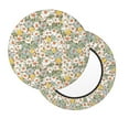 thumbnail image 2 of Balery Daisy Fundas de asiento para taburete de bar redondo de tela de terciopelo ajustables que protegen de arañazos y manchas para sillas de 14 a 17 pulgadas.-12 inch, 2 of 7