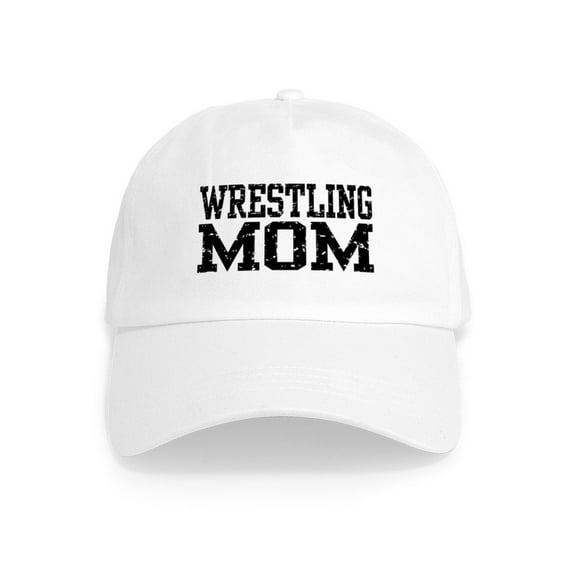 CafePress - Wrestling Mom Cap - Adjustable 100% Brushed Unisex Casual Cotton Baseball Cap, Beige, 1