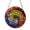 B, variant on Japceit Abstract Stained Glass Suncatcher 7.8 Inch Colorful Rainbow Shell Spiral Window Hanging Ornament for Home Sun Catcher Decor