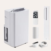 BaPiPro 12000 BTU ASHRAE Portable Air Conditioners with Heater, 5-in-1 Standing AC Unit with Heat, Cool, Dehumidifier, Fan, Sleep Mode for Room ups to 400 Sq.Ft