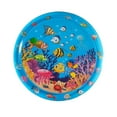 thumbnail image 2 of Water Sensory Playmat Interactive Cat Toys Self Play Mat with Sea Animal Patterns Inflatable Water-Filled Cool Summer Pet Toy for Pools Beaches, 2 of 8