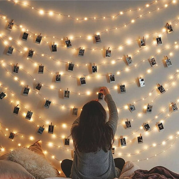 Featured image of post Hanging String Lights For Bedroom