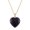 Amethyst, variant on Natural Stone Heart Gemstone Healing Crystal Pendant Lucky Blessing Energy Necklace for Women Men, Unakite