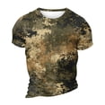 thumbnail image 6 of Dresfit Camo Shirts Men Crew Neck Short Sleeve Work Out Tops Camouflage Cotton Basic Tennis T Shirts Lightweight Relaxed Fit Tees Mint Green 4XL, 6 of 6