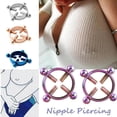 thumbnail image 2 of Wmool Adjustable Screw Non-Piercing Fake Piercing Nipple Z x RingS Jewelry HOT, 2 of 9