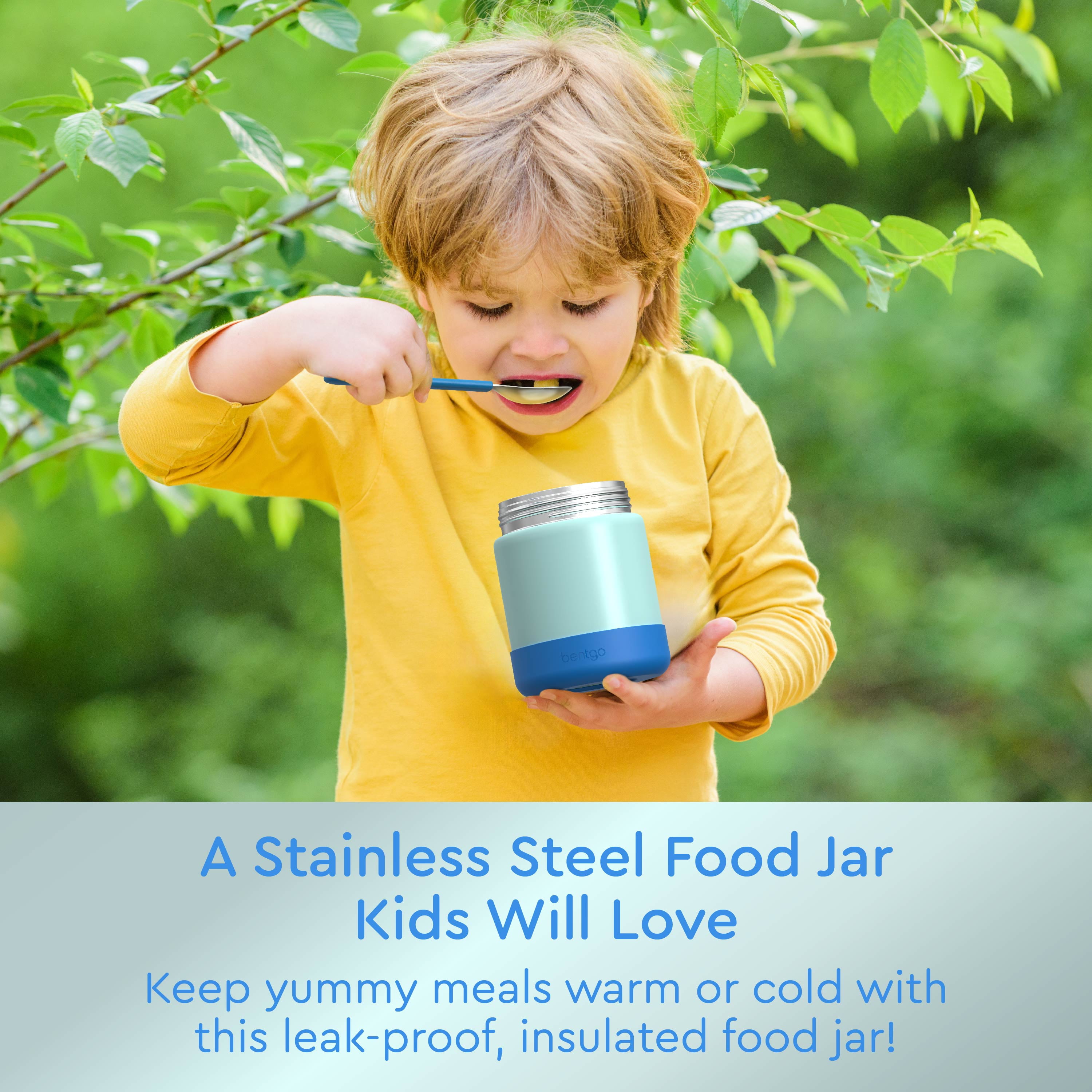 Bentgo Kids Stainless Steel Insulated Food Jar - Blue