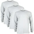 thumbnail image 1 of Gildan Men's Ultra Cotton . Long-Sleeve T-Shirt - G240 (Pack Of 3), 1 of 1