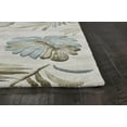 thumbnail image 3 of 3'x5' Ivory Hand Tufted Tropical Leaves Indoor Area Rug, 3 of 6