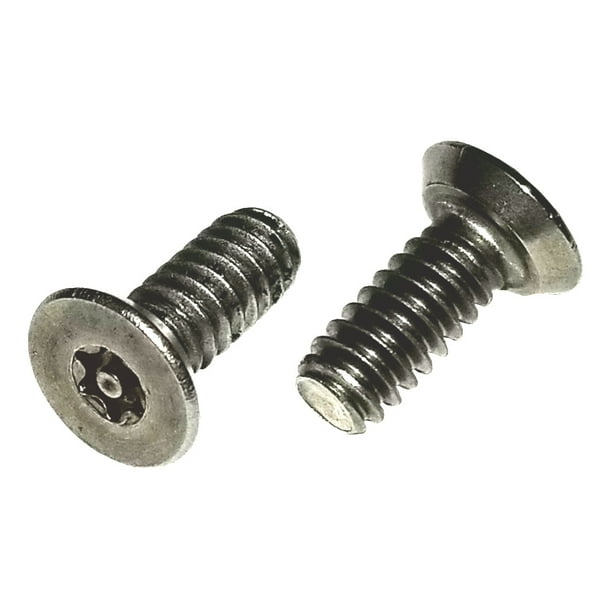 10/24 X 1/2" Stainless Steel Flat Head Tamperproof Torx Undercut Machine Screws (Pack of 12
