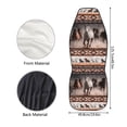thumbnail image 7 of XYZCANDO Aztec Tribal Car Seat Covers 2 Pcs Horse Car Seat Covers for Front Seats Stretch Polyester Fabric Cover Auto Interior Accessories Universal Fit for Most Cars,SUVs,Sedans, 7 of 7
