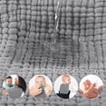 thumbnail image 4 of Jodue Clearance Muslin Burp Cloths 100% Cotton Large 20''x10'' Baby Essentials, Extra Soft and Absorbent Baby Burping Cloth for Boys Girls, Gray, 6 Pack, 4 of 6