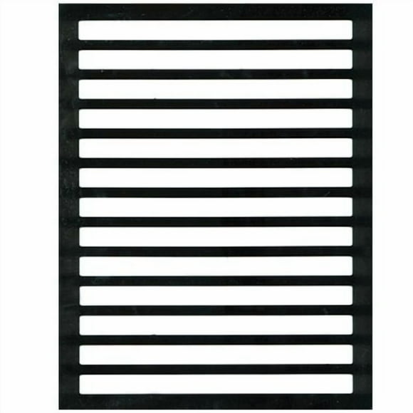 Guide d'Écriture Lettre - Plastique Noir Supérieur