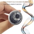 thumbnail image 2 of Standard Threaded Tip,American Replacement Tip for Extension Pole or Telescopic Pole,Threaded End for 0.86in or 0.98in Outside Diameter of Stick 4PCS (American 0.98in), 2 of 7
