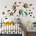 thumbnail image 5 of Teenage Mutant Ninja Mayhem Characters Peel & Stick Wall Decals, 5 of 5