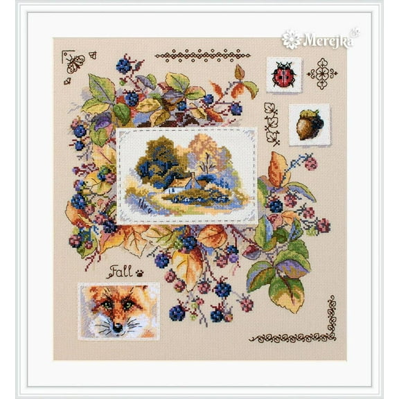 Autumn Sampler K-131 Merejka Counted Cross-Stitch Kit