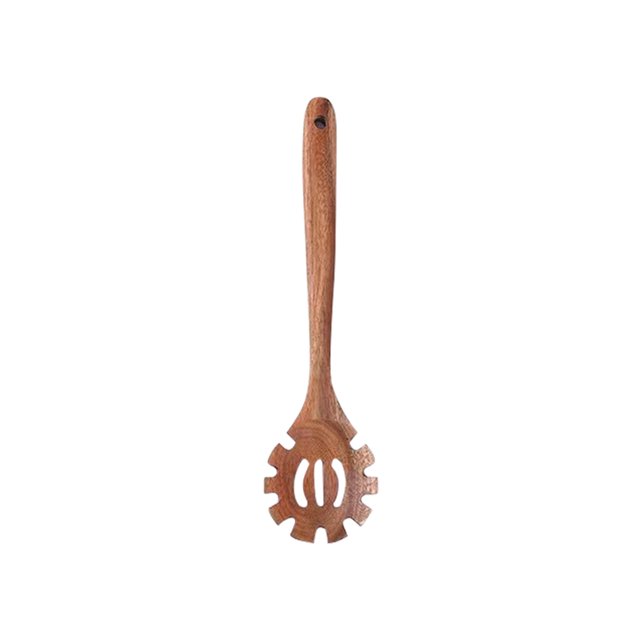 Maojin Utensilios de cocina de teca natural: cucharas y utensilios de cocina de sujeción cómoda, utensilios de cocina, utensilios de cocina de madera para cocina