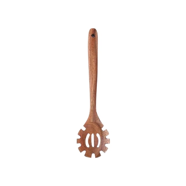 Clearance!Maojin Utensilios de cocina de teca natural: cucharas y utensilios de cocina de sujeción cómoda,utensilios de cocina,utensilios de cocina de madera para cocina