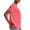 thumbnail image 6 of Hanes Essentials Women’s T-Shirt, 100% Cotton Relaxed-Fit Tee, Sizes XS-XXL, 6 of 7