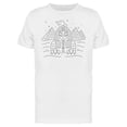 thumbnail image 1 of Black Alien Sphinx  T-Shirt Men -Image by Shutterstock, Male XX-Large, 1 of 4