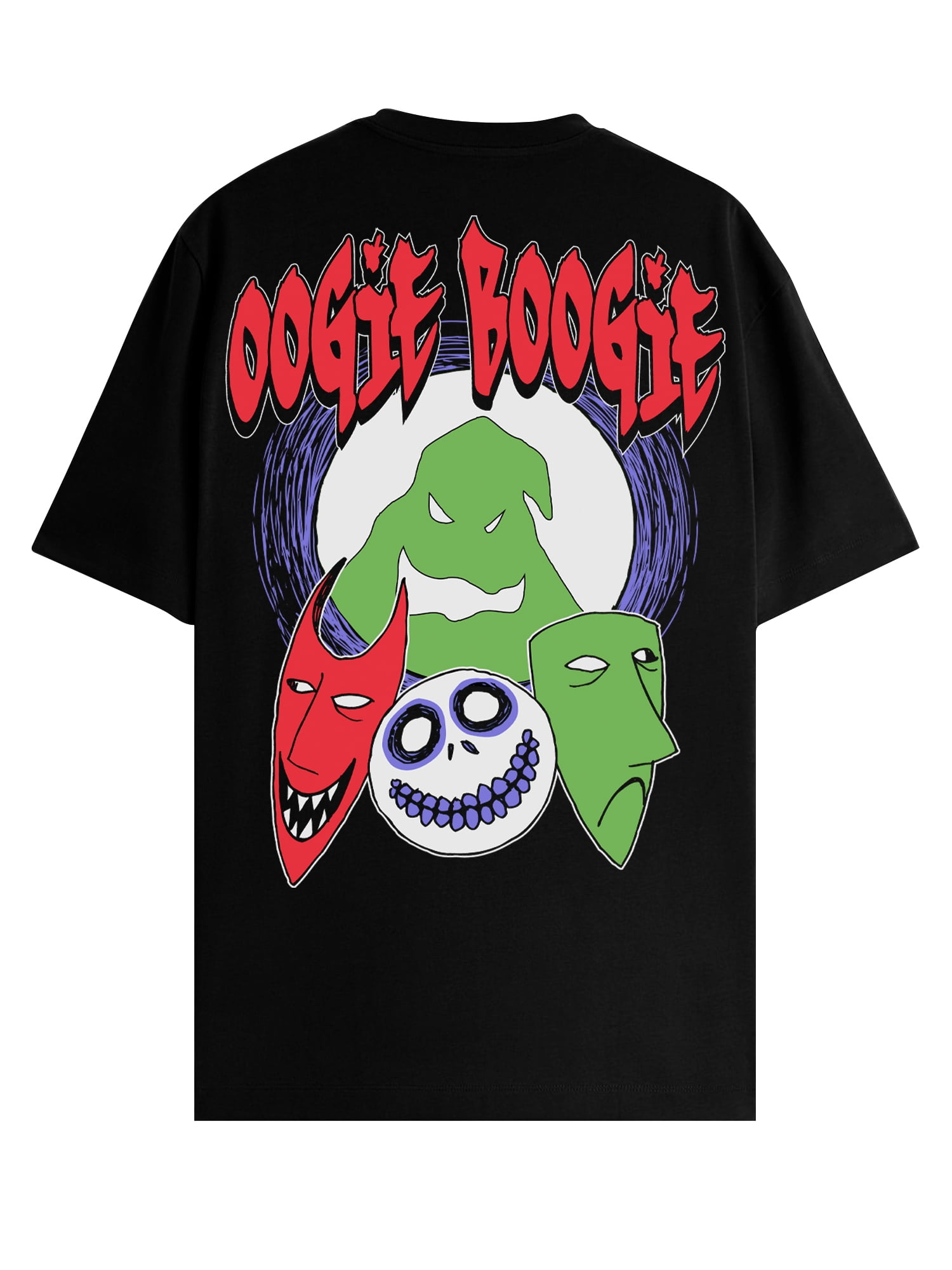 The Nightmare Before Christmas, Men's & Big Men's Graphic T-Shirt, Trio Patch, Sizes S-3XL