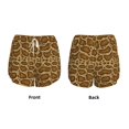 thumbnail image 3 of Balery Snake Skin Pantalones cortos deportivos para mujer con forro y dos bolsillos, elásticos, para entrenamiento, gimnasio, yoga-XX-Large, 3 of 7