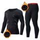 thumbnail image 3 of Ceisia Warm Breathable Mens Slim Fit Solid Color Thermal Underwear Set Gifts, 3 of 8