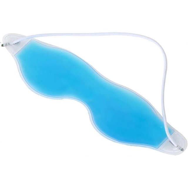 Mascarilla relajante de gel para ojos, terapia de frío, terapia de calor y mascarilla de bienestar
