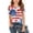 Beige, variant on BRGZLK 4th of July Shirts for Girls Cute Trendy Short Sleeeve Round Neck Patriotic Shirt USA Flag Tie-Dye Stars Stripes Print Comfy Loose Breathable Tee Tops Wine 3-4 Years