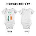 thumbnail image 3 of Ireland Map Flag Cute Baby Rompers (White, 12-18 Months), 3 of 5