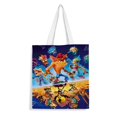 thumbnail image 1 of Crash Bandicoot Bolso de tela con estampado de lienzo para mujer, bolsa de compras reutilizable y estética, con cremallera interior, regalo para mujer,40*45cm., 1 of 6