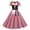 Pink, variant on WREESH Women's Oktoberfest Corset Midi Dress - Short Sleeve A-Line Cocktail Dress with Puffy Skirt & Humorous Print