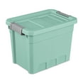 thumbnail image 1 of Sterilite 28L Modular Stackers, Jade Dust, 1 of 3