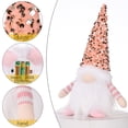 thumbnail image 4 of 1 paquete de decoración navideña gris lentejuelas navideñas con luces muñeco Rudolph adornos navideños con luces para muñecos sin rostro 30x10x10 cm tela + PVC requiere ANGGREK Otros, 4 of 8
