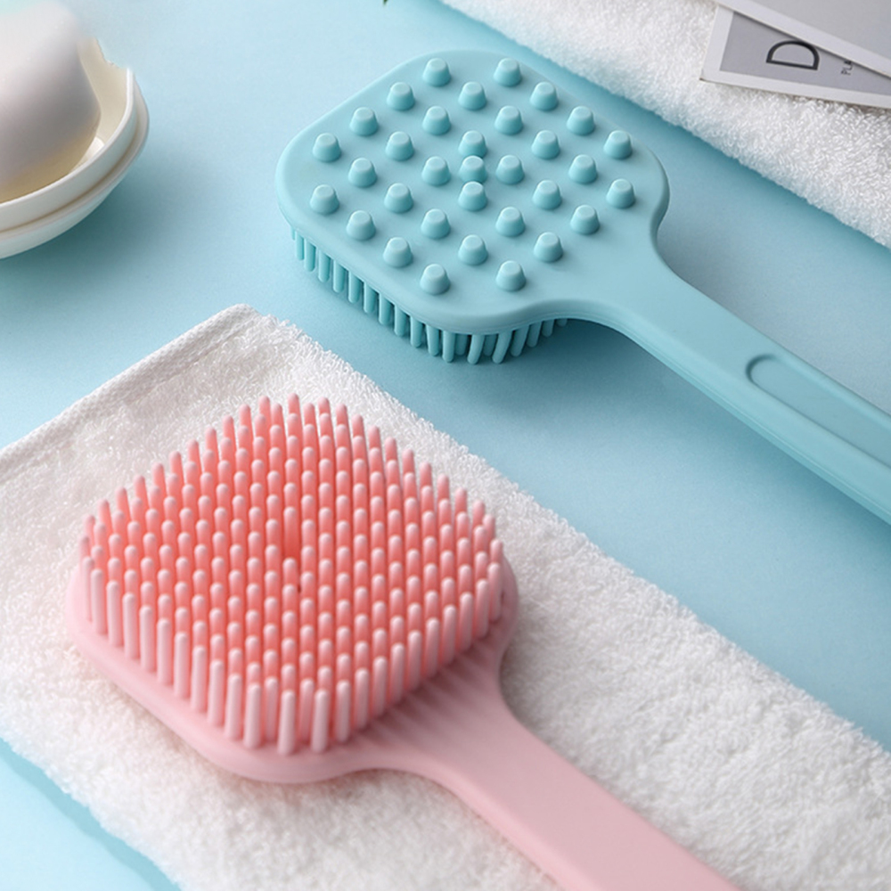 Household Bath Shower Brush with Long Handle Back Scrubber for Kids