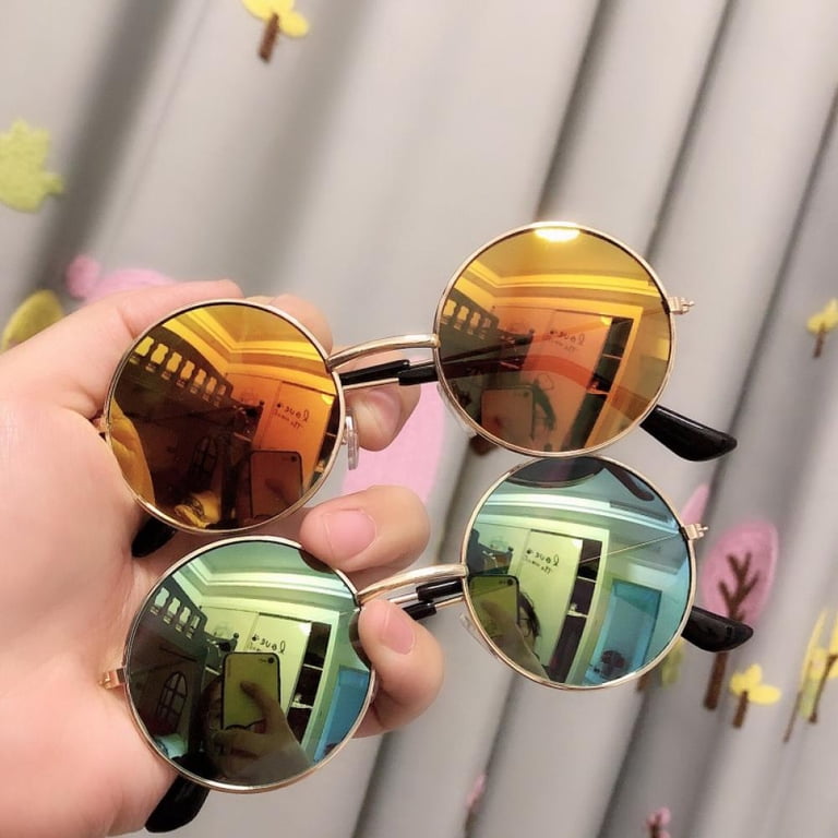 Kids Retro Small Round Polarized Sunglasses Sun Glasses for  display picture 2