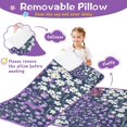 thumbnail image 3 of Pioneer Flower Floral Print Pattern Toddler Nap Mats for Kids Preschool,Sleeping Mat Bag or Kids,Toddler Sleeping Bag,Toddler Nap Mat or Daycare, 3 of 6