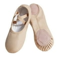 thumbnail image 3 of Missfiona Girl Ballet Dance Shoes Soft Leather Ballet Slippers for Toddler/Little Kid/Big Kid(10,Toddler), 3 of 6