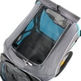 thumbnail image 5 of Ibiyaya FS2080-B Happy Pet Bike Trailer-Jogger 2.0 Foldable 3-Wheel Medium Pet Stroller-Trailer Combo for Running, Jogging & Hiking, Ocean Blue, 5 of 7