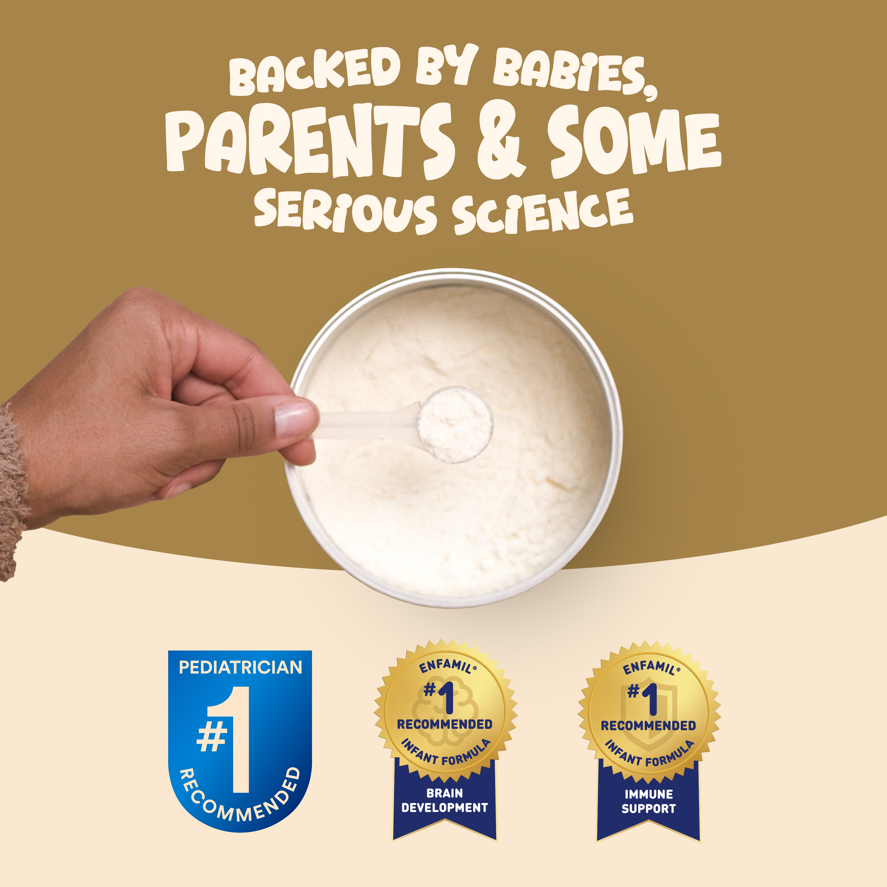 Fórmula para bebé Enfamil NeuroPro, Dúo para el desarrollo cerebral DHA y MFGM, Fórmula infantil en polvo, Lata XL de 36.6 oz 8