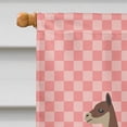 thumbnail image 3 of Carolines Treasures BB7917CHF Drapeau de Maison en Toile à Carreaux Roses Vigna Ou Vicuna, 3 of 4